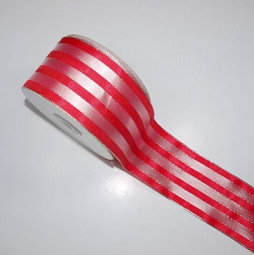 Factory Wholesale ODM/OEM Printed with Logo Organza Ribbon Nylon Sheer for Gift Webbing Christmas Manufacture Supplier