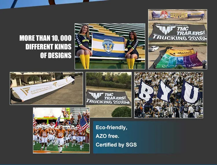Factory Wholesales Custom 3X5FT Digital Printing 100d Polyester Blank Boat Flags