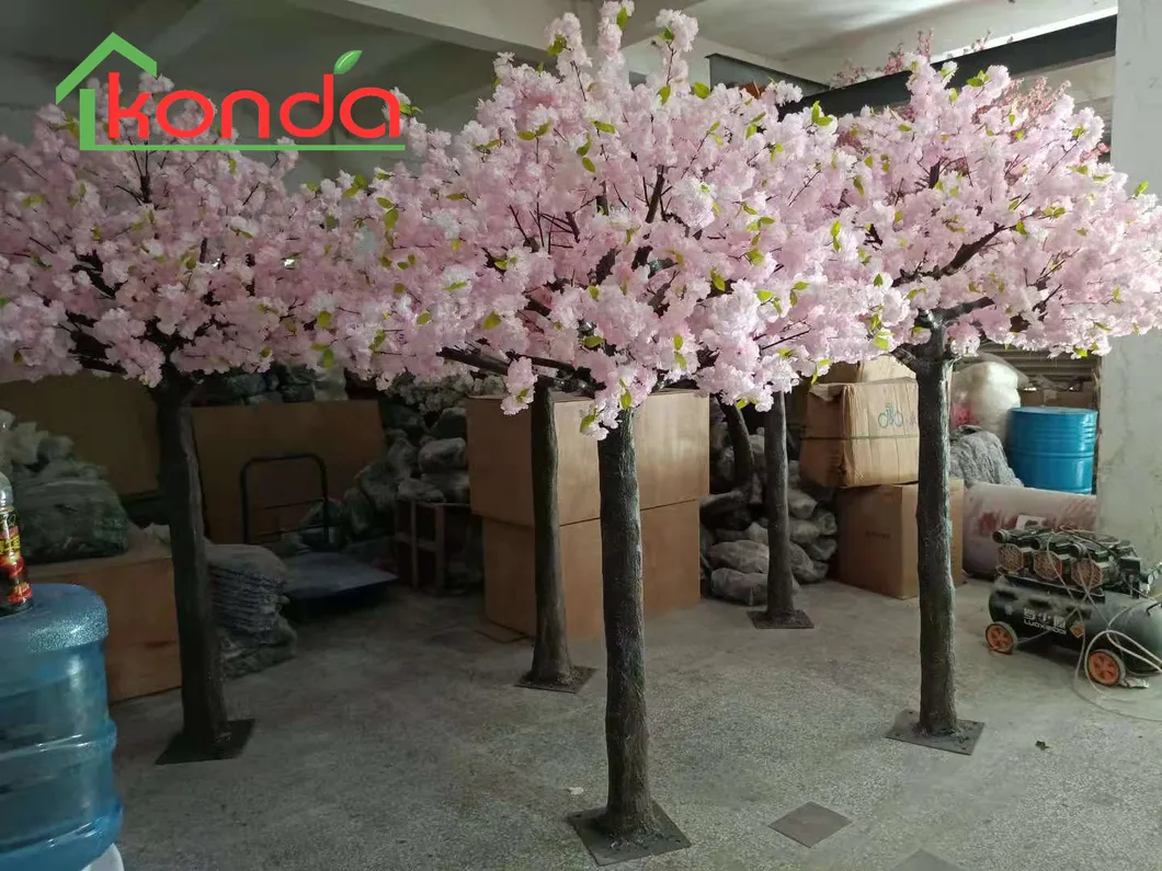 Faux Silk Rose Blossom Artificial Wisteria Flower Trees for Decoration