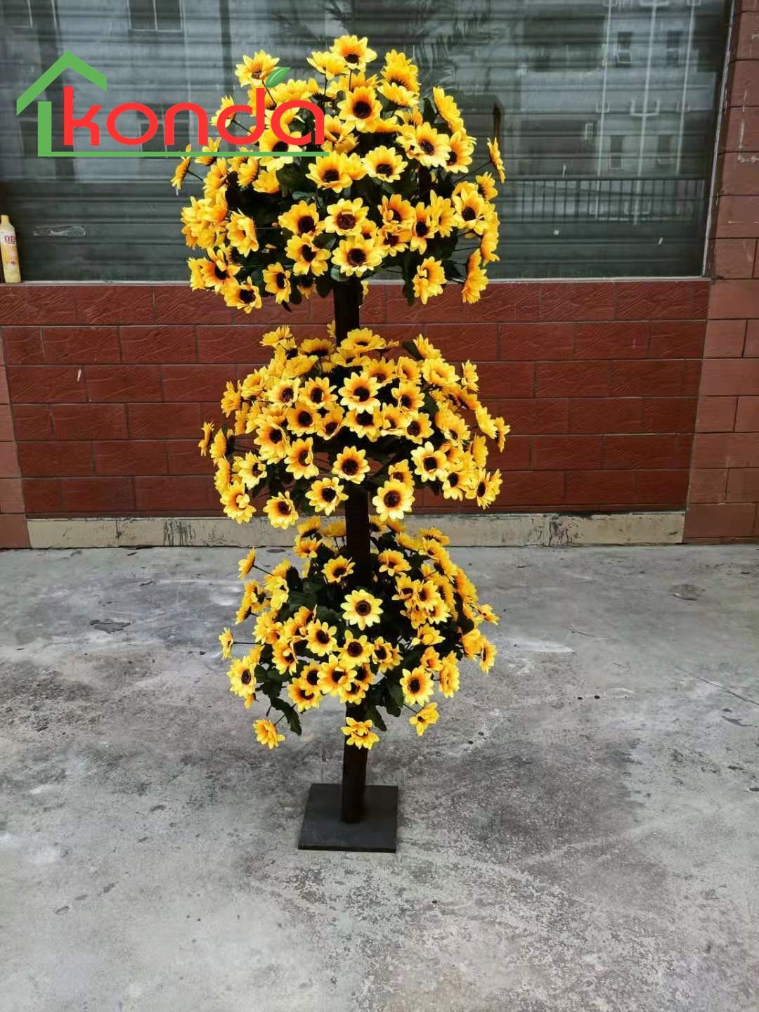 Faux Silk Rose Blossom Artificial Wisteria Flower Trees for Decoration