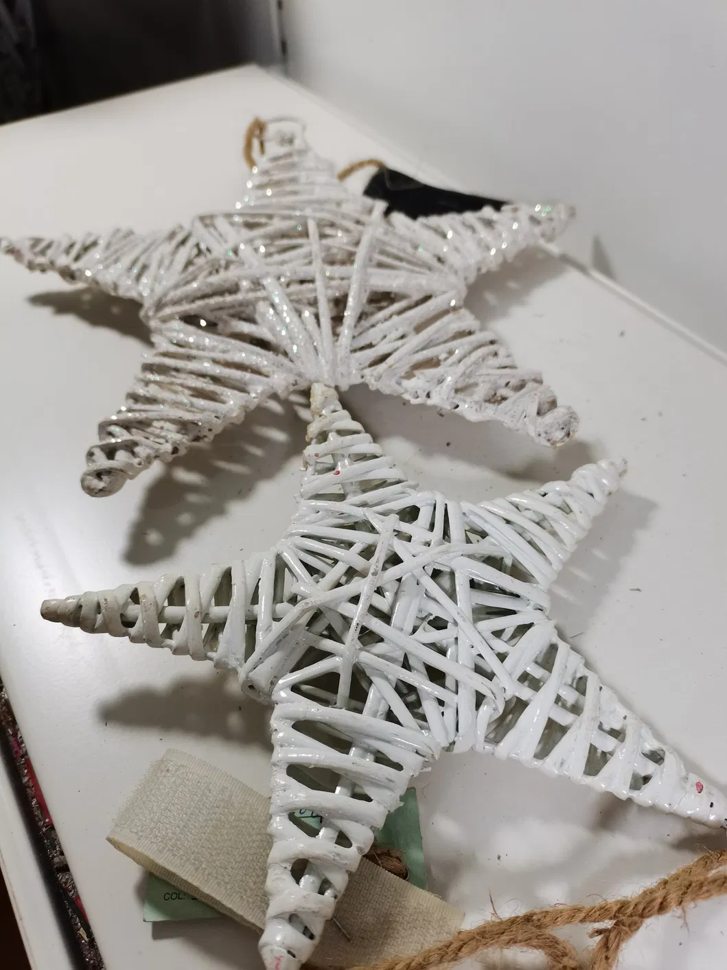 Five-Pointed Star, Christmas Five-Pointed Star Pendant, Christmas Ornaments, Christmas Gifts, Wicker Five-Pointed Star