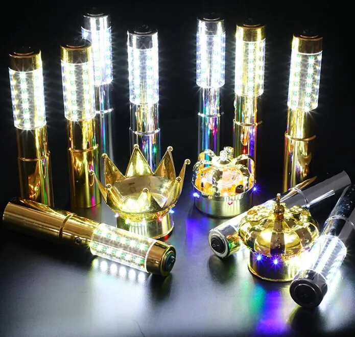 Flashing Strobe Baton Stick LED Champagne Bottle Sparklers