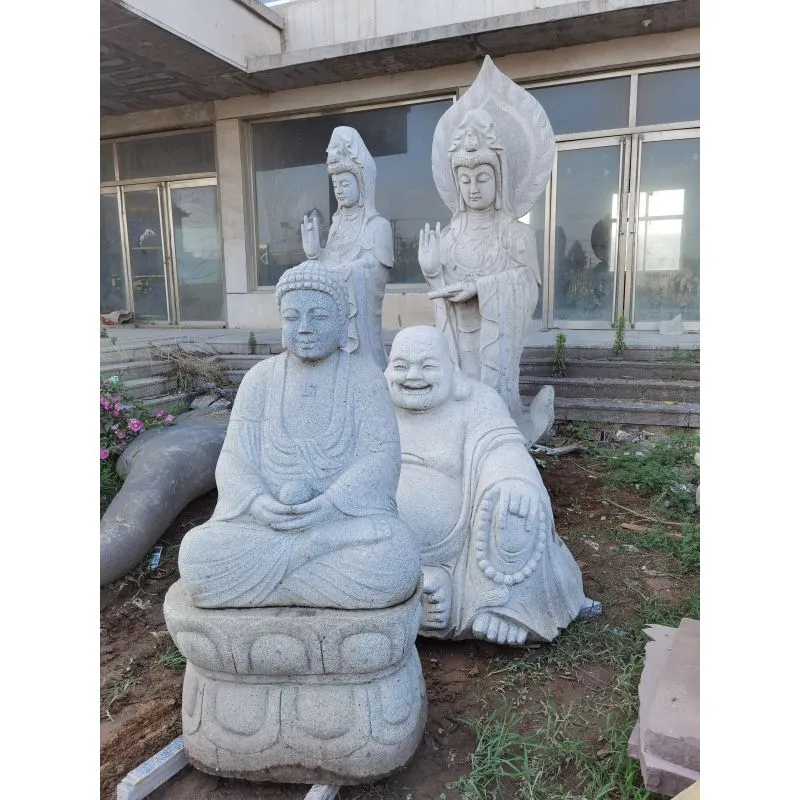 Garden Park Decoration Traditional Religious Stone Carving Buddha Bodhisattva