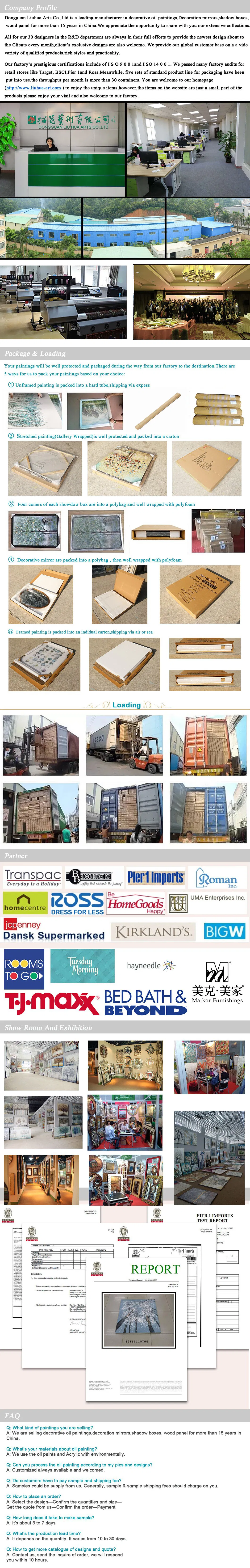 Large Hand Painted Christmas Art Wooden Wall Art Modern Oil Painting Contemporary Decor Artwork (30 X 30 inch) GF-P19052764