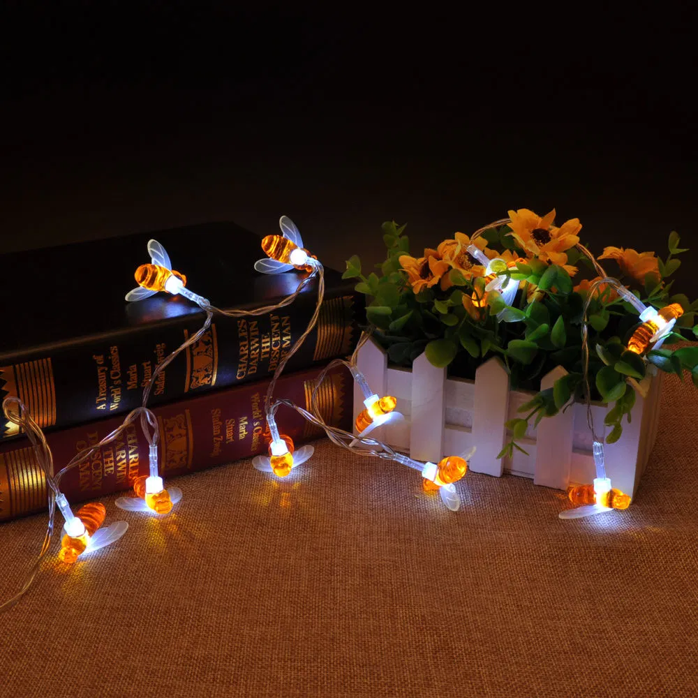 Halloween LED Fairy String Lights Pumpkins Spiders Skeleton Decor 1.3m