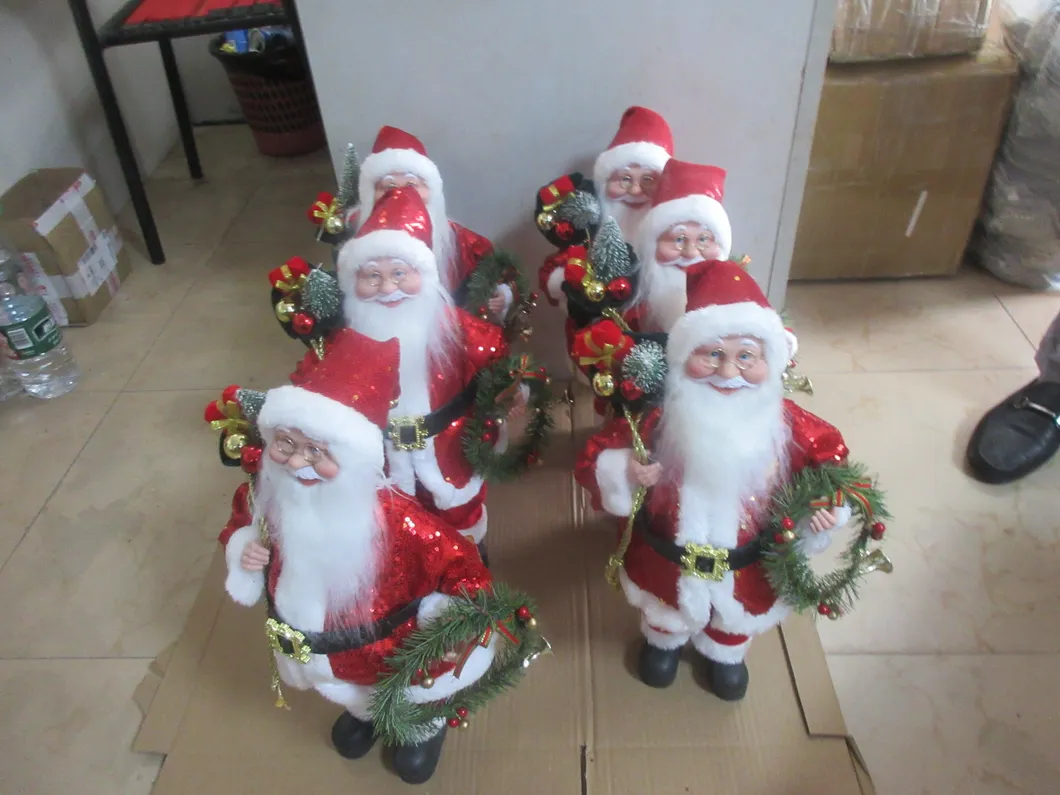 Santa 45cm Standing Santa Christmas Father Gifts