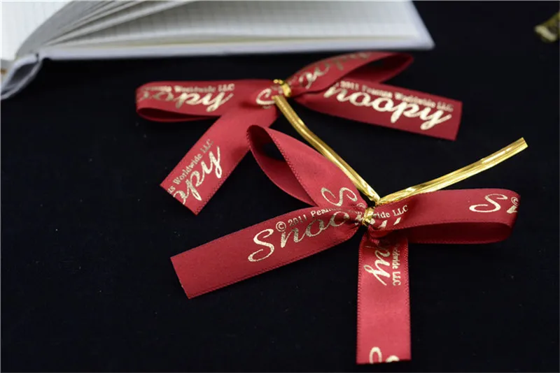 Handwork Satin Ribbon Bow with Wire for Candies