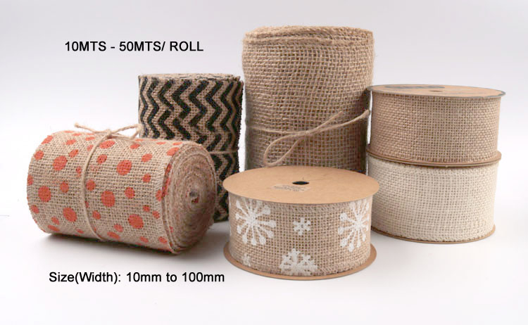 High Quality Jute Burlap Ribbon