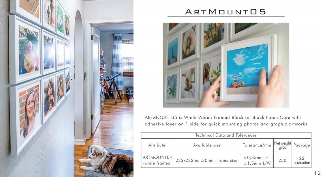 High Quality Paper Foam Board for Picture Framing and Mounting