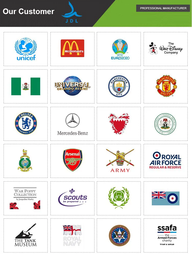 High Quality Zinc Alloy Die Casting Military Items Name Metal Custom Security Police Badges