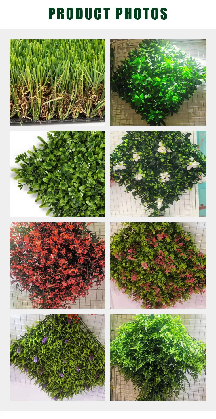 Home Garden Decorative DIY Wall Hanging Grass Plant Fence Foliage Green Wall Artificial Plants for Wall Decoration