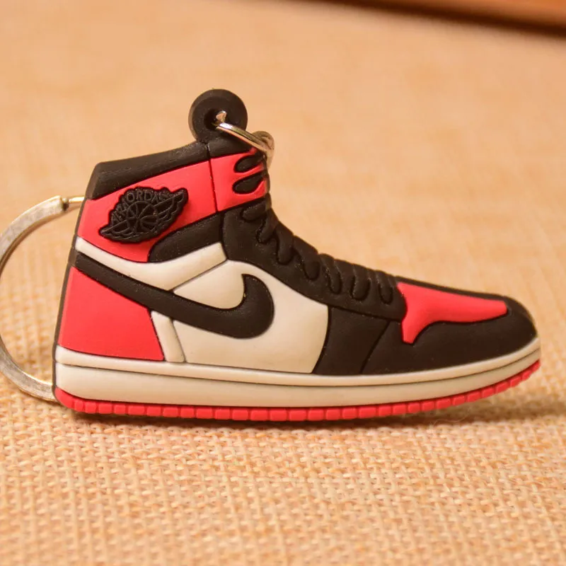 Hot Sale Cheap Soft PVC Mini Sneaker Keychain in Stock