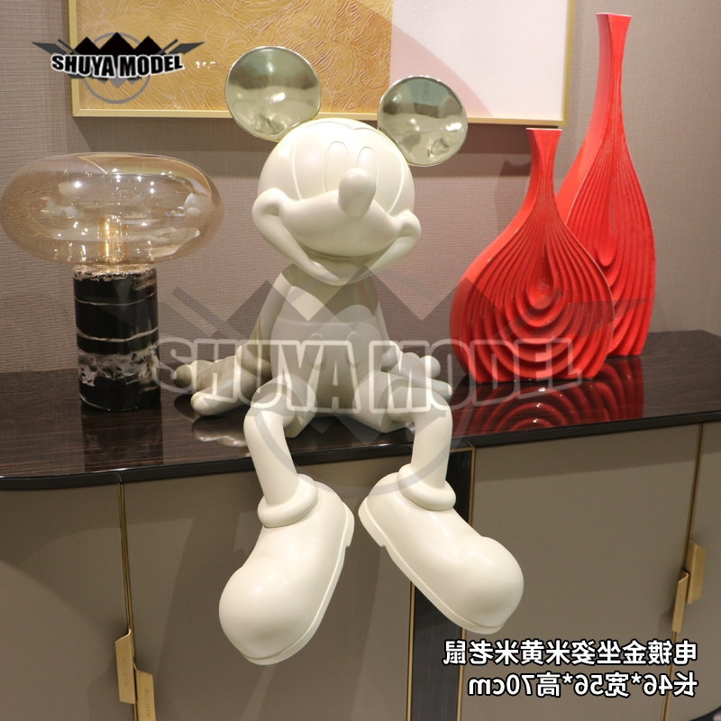 Hot Sale Custom Fiberglass Resin Mickey Mouse Statue