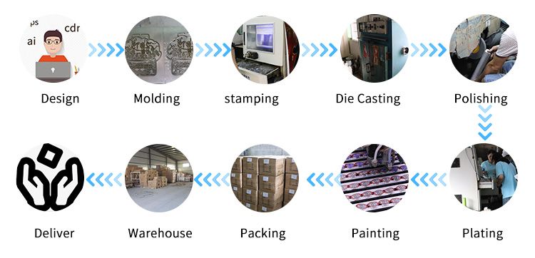 Hot Selling High Quality Cute Iron Starfish Lapel Pin Badge