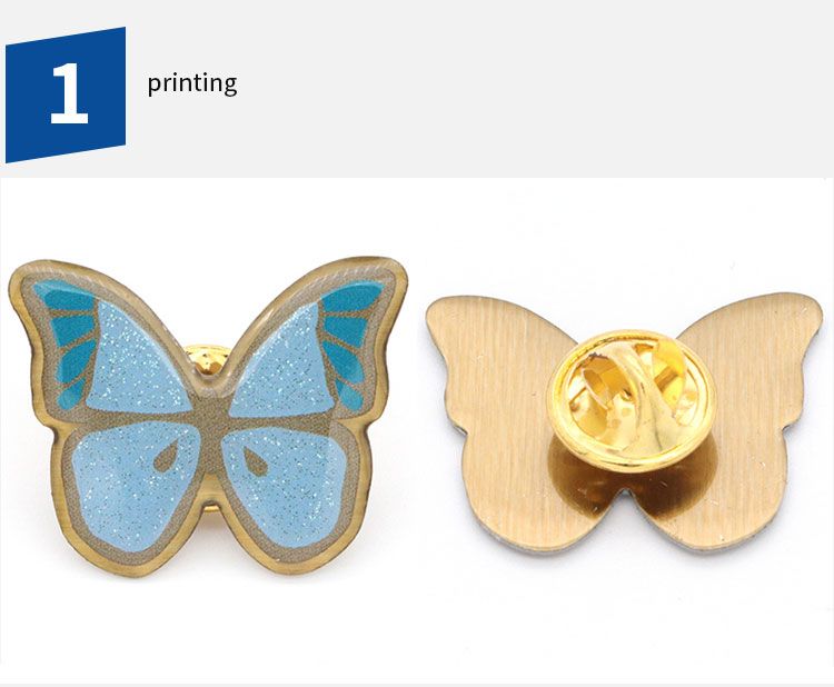 Hot Selling High Quality Cute Iron Starfish Lapel Pin Badge