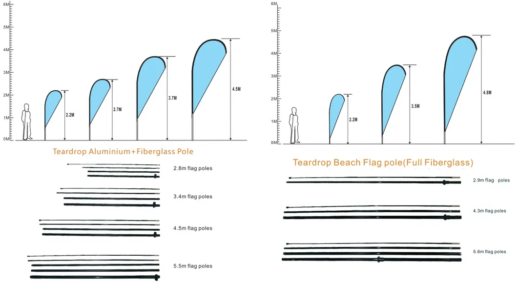 Hot Selling Printing Polyester Ad Equipment Display Teardrop Beach Cheap Feather Flag