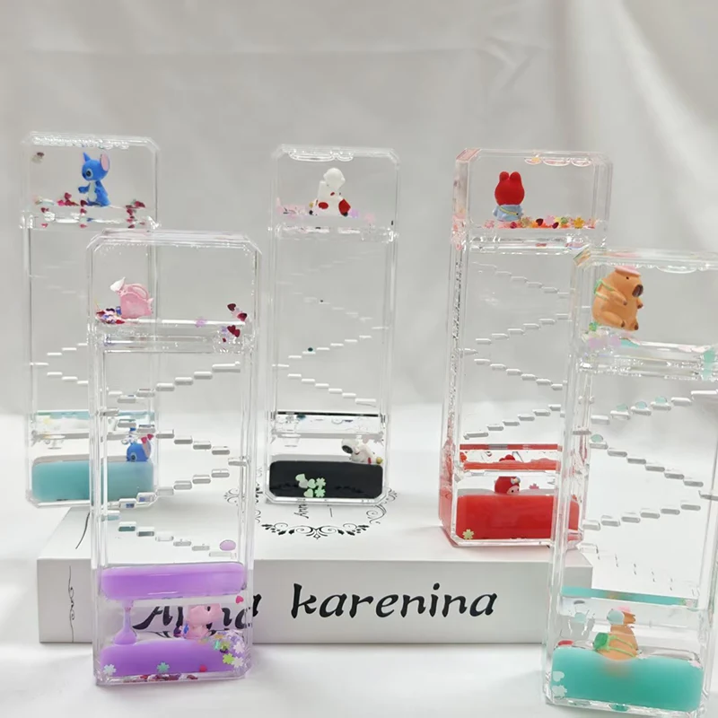 Trapezoidal Liquid Hourglass Ornament