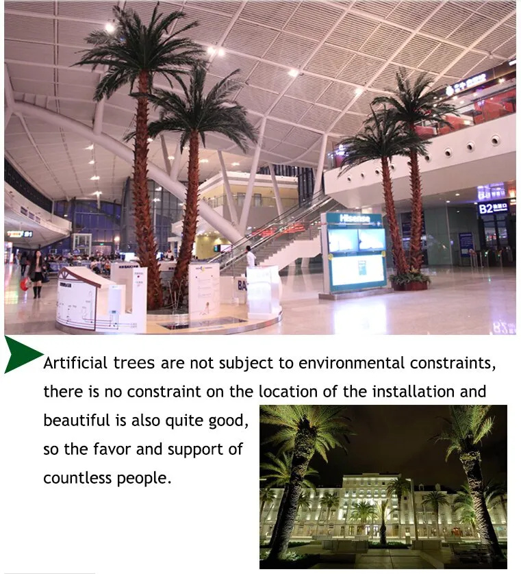 Indoor Artificial Palm Tree Large Artificial Date Palm Tree
