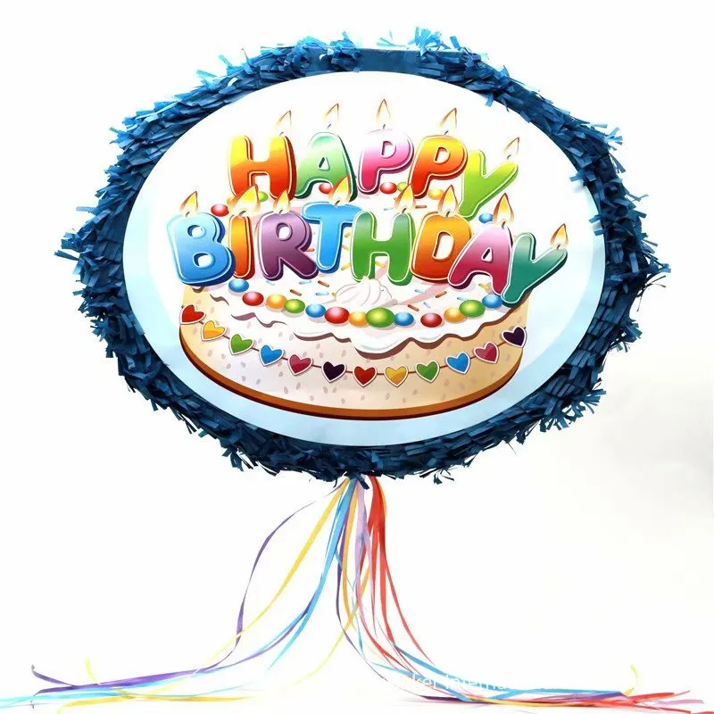 Kids Birthday Party Supplies Cake & Animal Shape Pinata