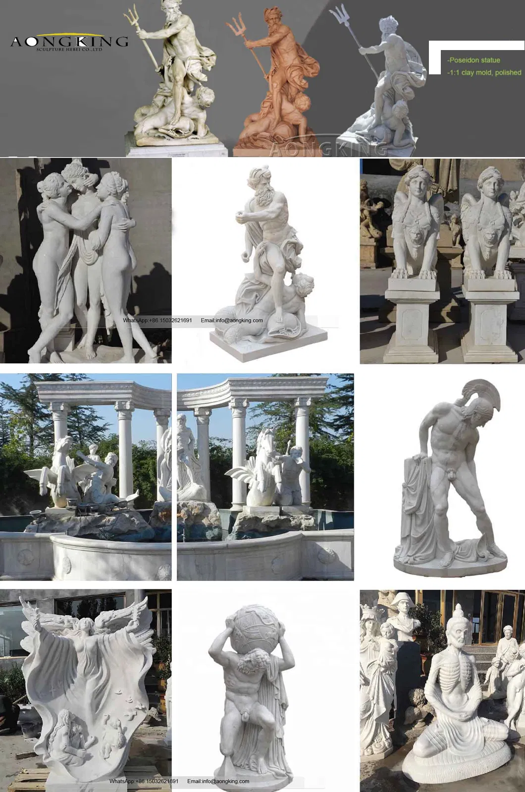 Kneeling and Praying High Quality Marble Angel Sculpture