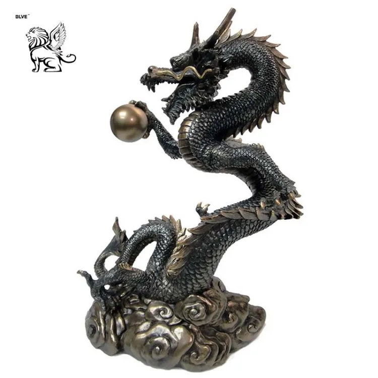 Large Antique Chinese Dragon Bronze Sculpture Bsg-103