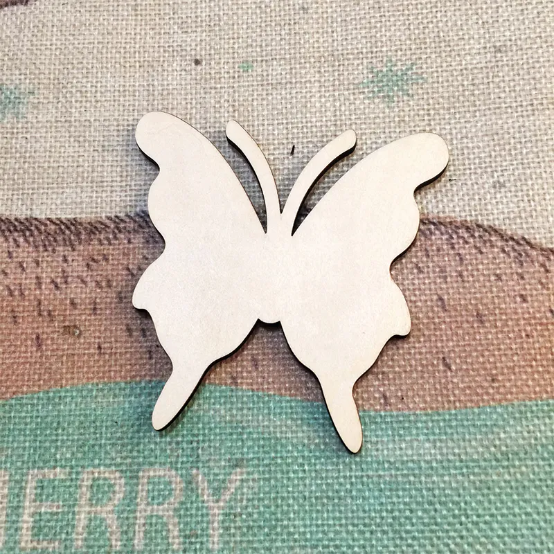 Laser Crafts Wood Christmas Tree Ornaments Hanging Snowflake Ornaments