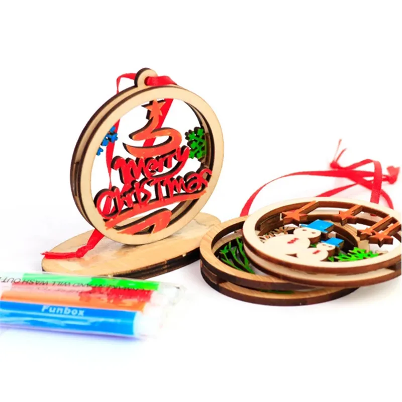 Laser Cut Wood Easter Day Bunny Decor Ornaments