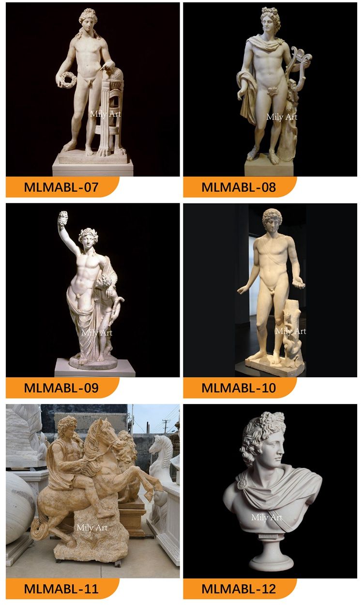 Life Size Greek Carving Stone Marble Love of God Statue