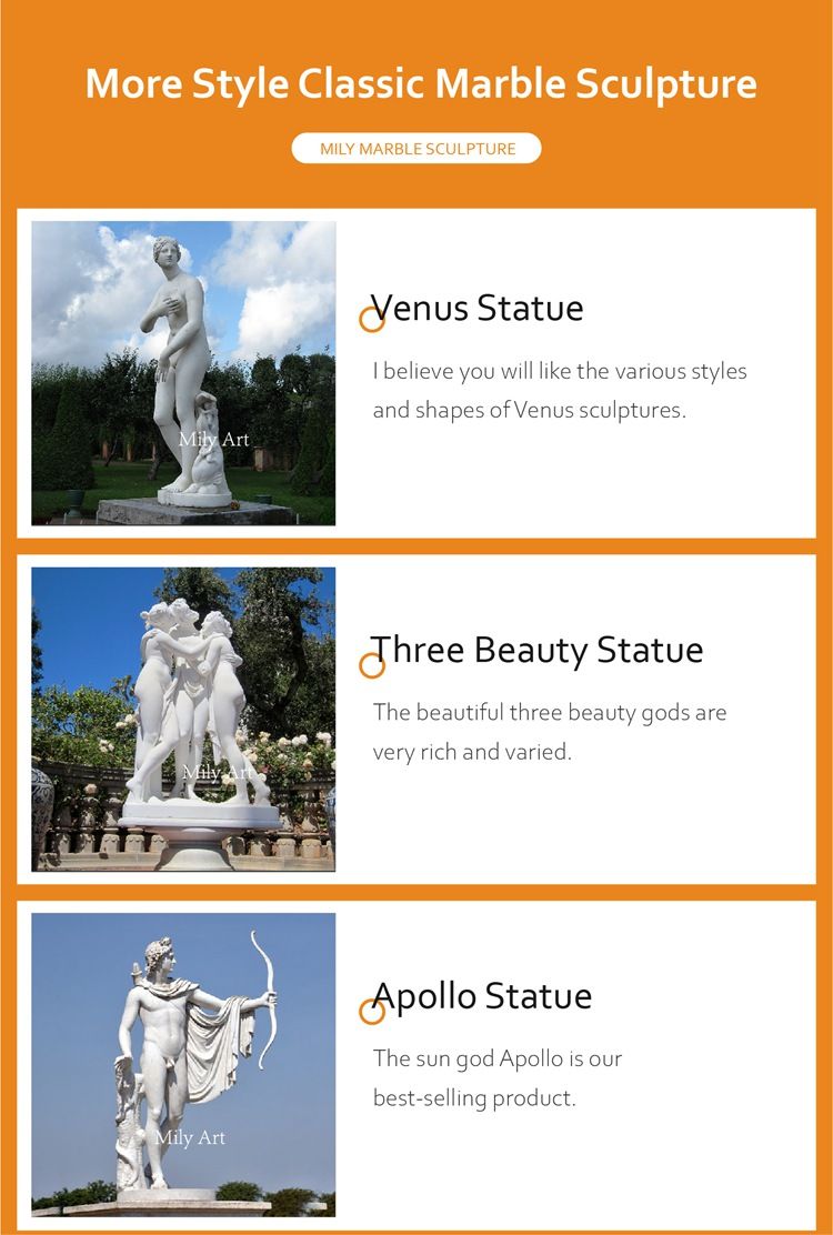 Life Size Greek Carving Stone Marble Love of God Statue