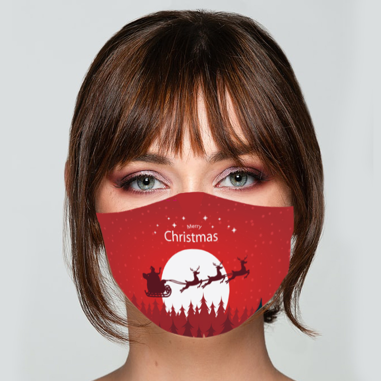 Linli Wholesale Dust Proof Cotton Fashion Reusable Washable Christmas Party Mask