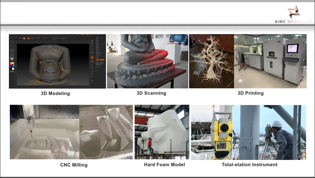 Gold Painted Bronze Buddha Religion Sculpture