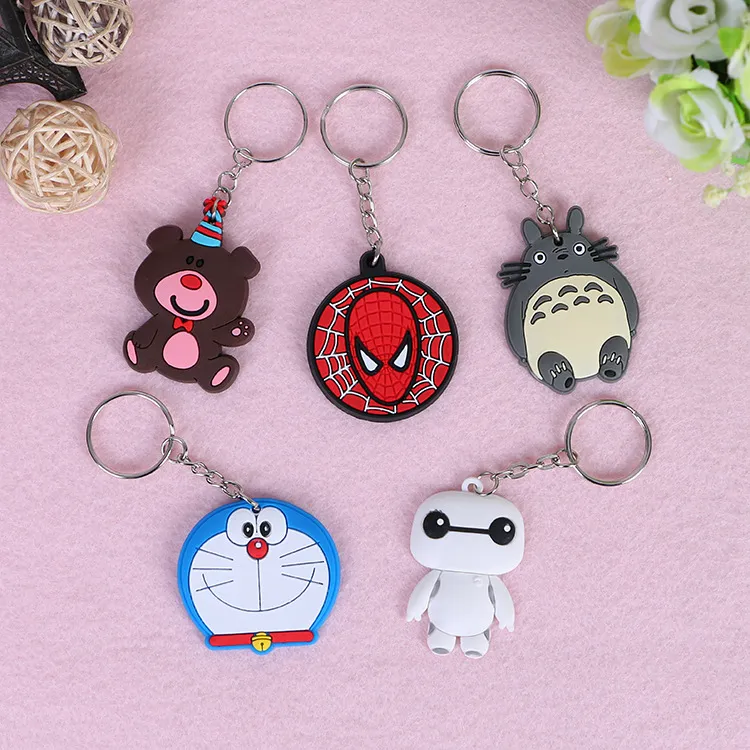 Making Cheap Price Custom Design Anime Animal Soft PVC Keychain
