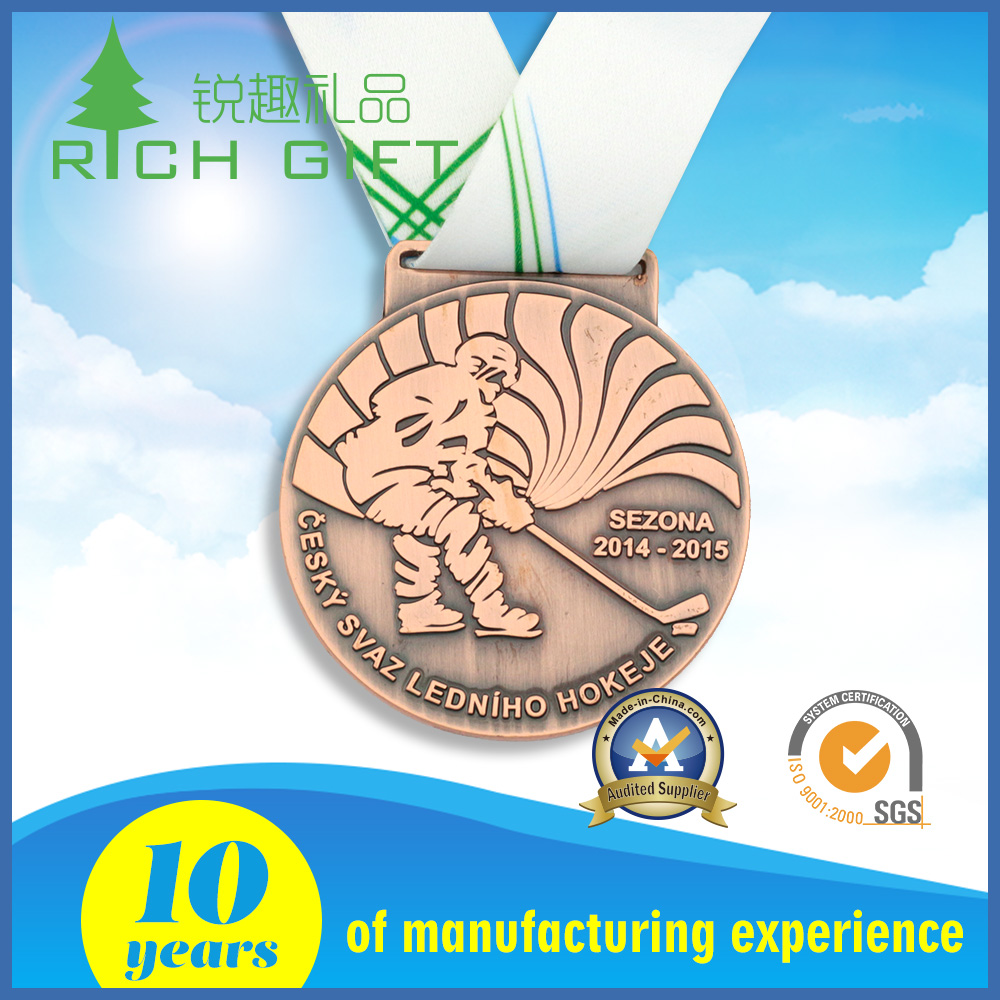 Manufacturer Custom Zinc Alloy Souvenir Sport Metal Medal for Wholesale