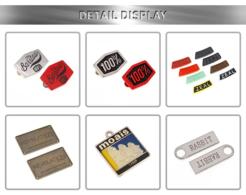 Many Different Designs Metal Name Tag Nameplate Zinc Alloy Nameplate
