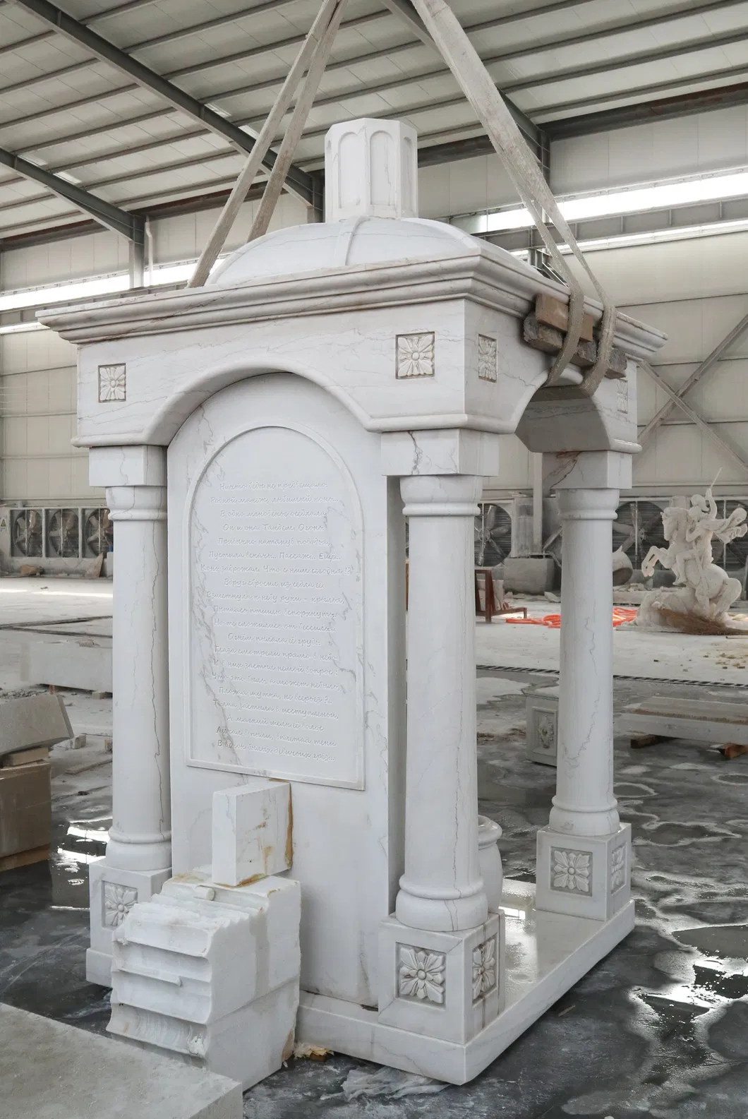 Marble Sculpture Tombstone Muslim Tombstone