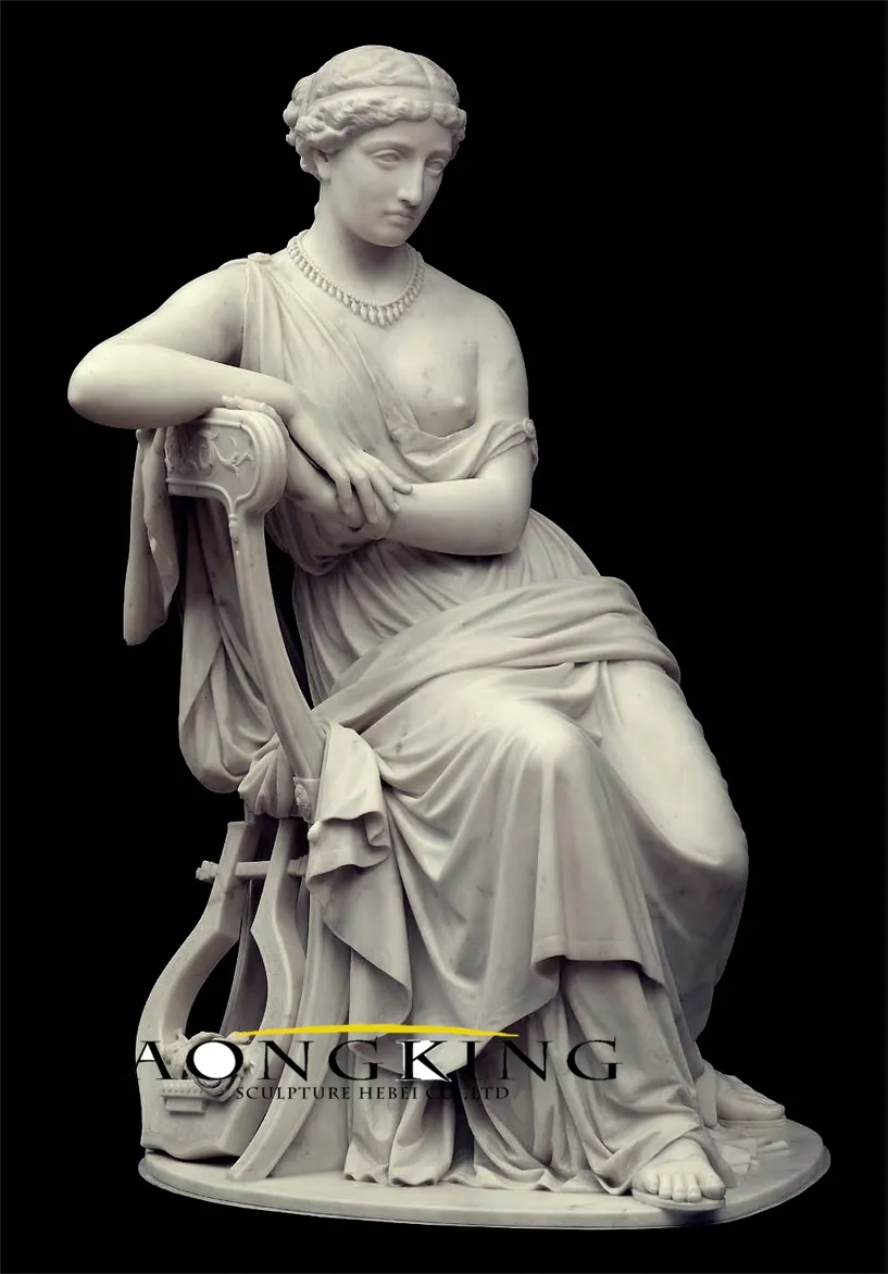 Marble Statue of William Wetmore Story Sappho