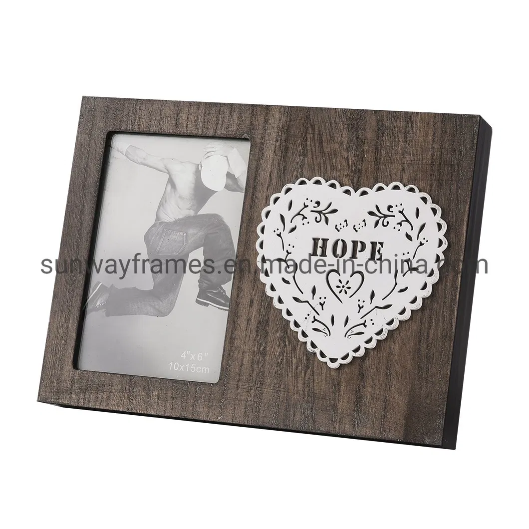 MDF with Solid Wood Veneer Photo Frame