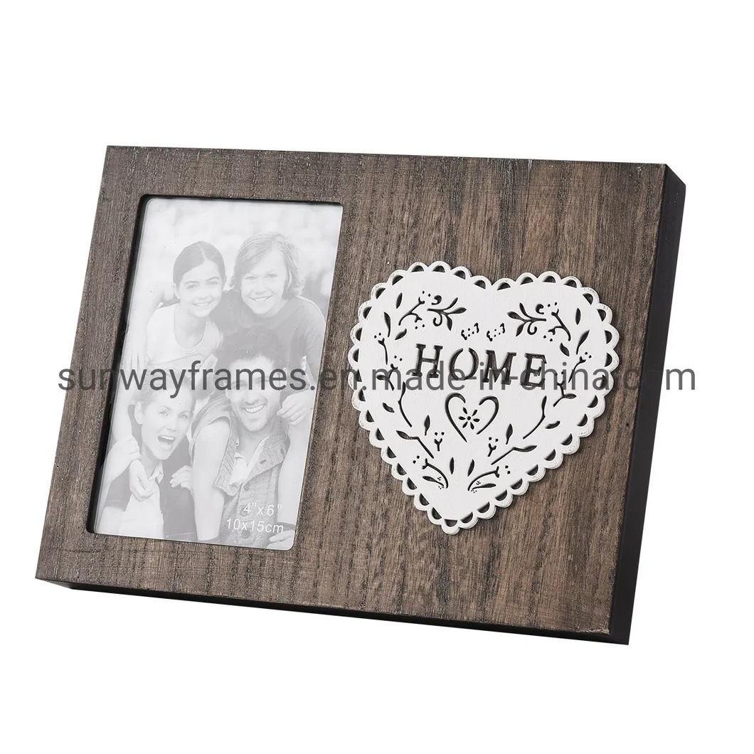 MDF with Solid Wood Veneer Photo Frame