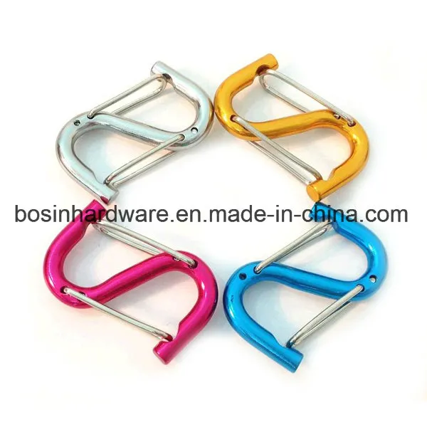 Metal 5cm Aluminum Snap Hook Carabiner