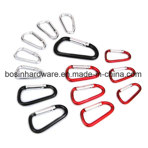 Metal 5cm Aluminum Snap Hook Carabiner