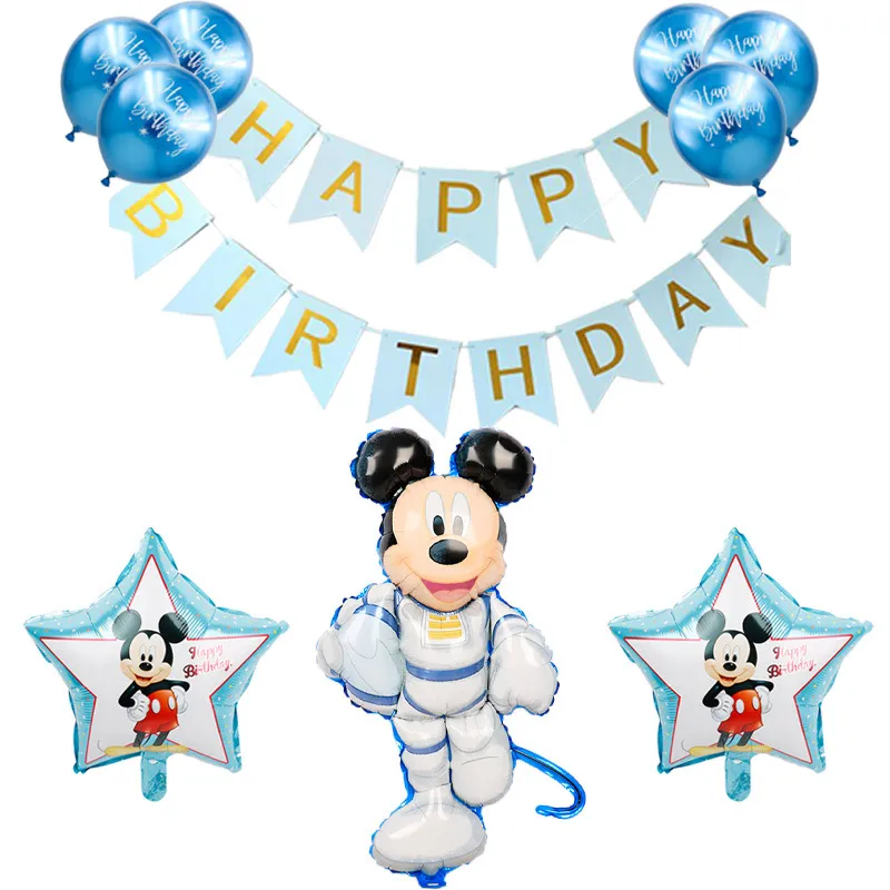 Mickey Minnie Birthday Balloon Set Party Theme Children′ S Birthday Decoration