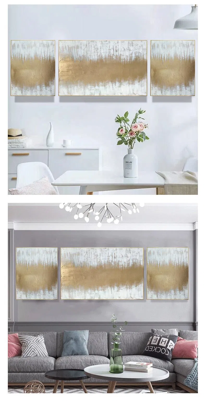 Modern Handmade Art Canvas Wall Pictures Posters Hotel Rooms Frame Abstract Oil Painting