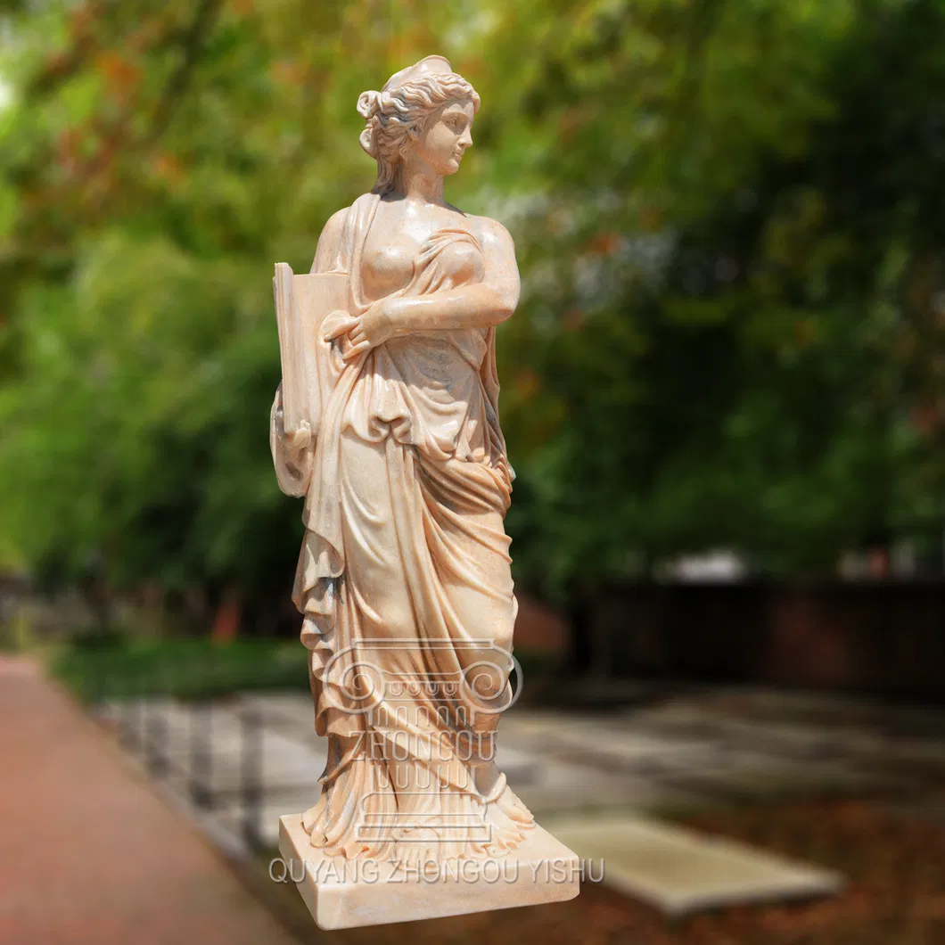 Natural Marble Carving Calliope Sculpture