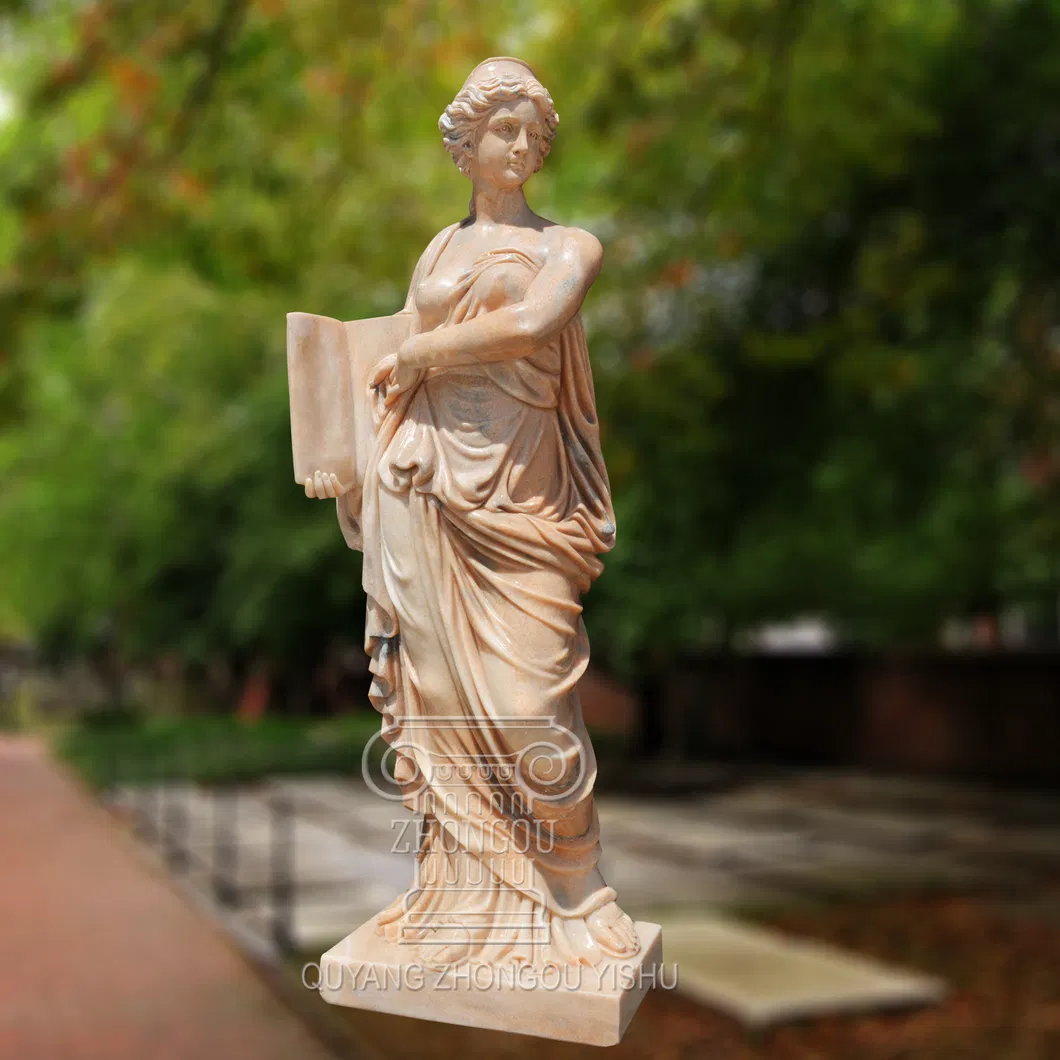 Natural Marble Carving Calliope Sculpture