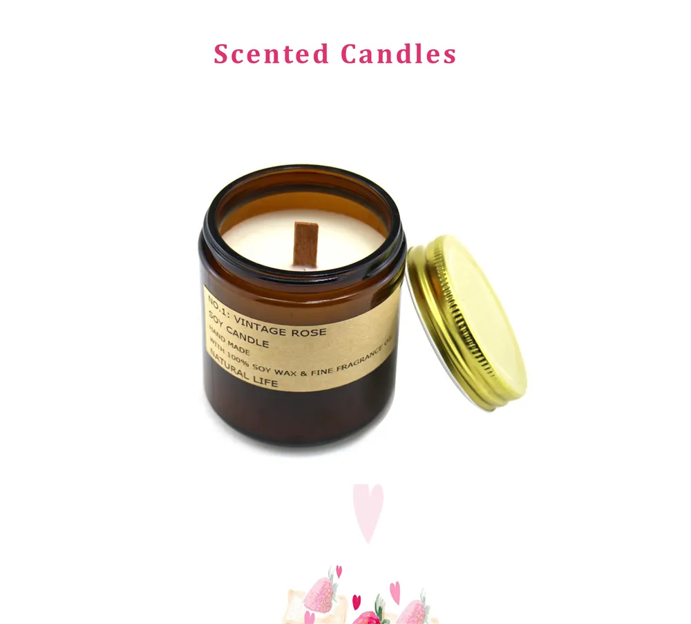 Natural Soy Wax Luxury Scented Candles for Home Decor Gift