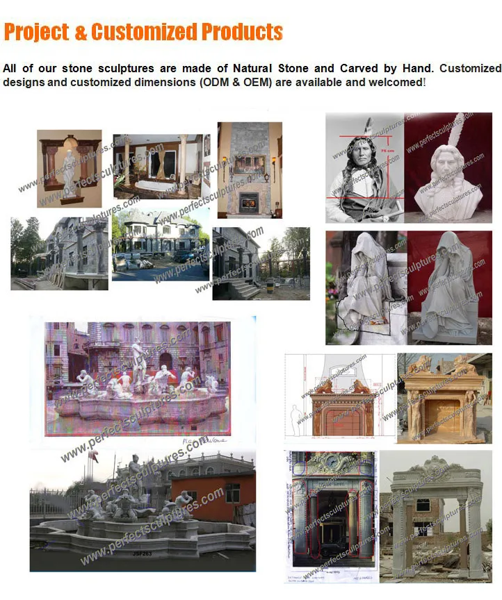 Natural White Marble Weeping Mary Sculpture for Graveyard and Cemetery (SY-X1216)
