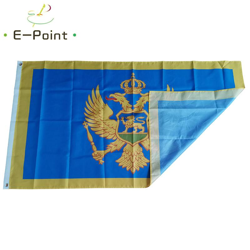 Naval Jack of Montenegro Flag 3*5FT (90cm*150cm) Polyester Flag Banner Decoration Flying Home & Garden Flags Festive Gifts