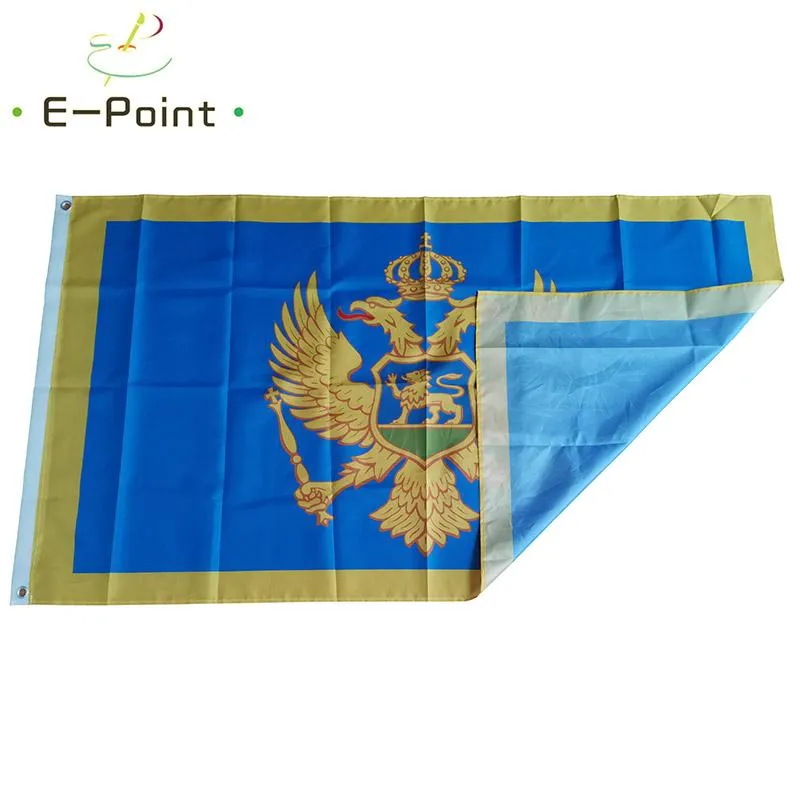 Naval Jack of Montenegro Flag 3*5FT (90cm*150cm) Polyester Flag Banner Decoration Flying Home & Garden Flags Festive Gifts