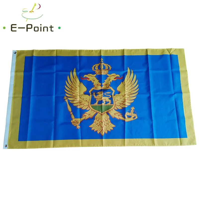Naval Jack of Montenegro Flag 3*5FT (90cm*150cm) Polyester Flag Banner Decoration Flying Home & Garden Flags Festive Gifts