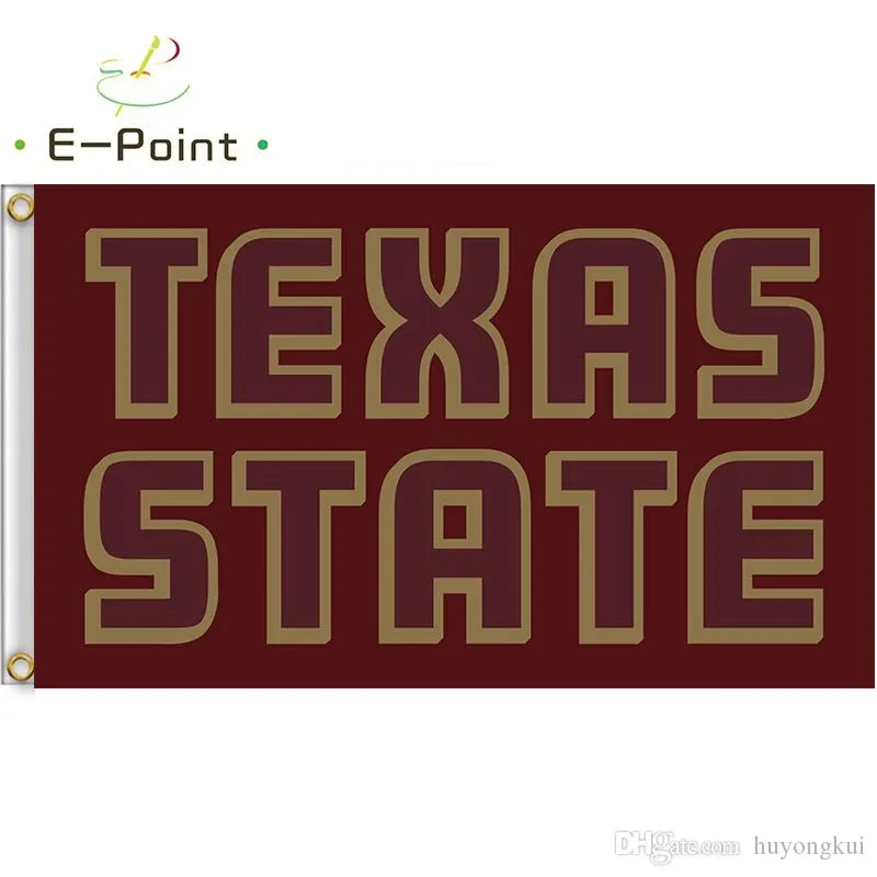 Ncaa Texas State Bobcats Flag High Quality Custom Sports Flags Roadside Banner Decoration Flying Home & Garden Flag Festive Gifts